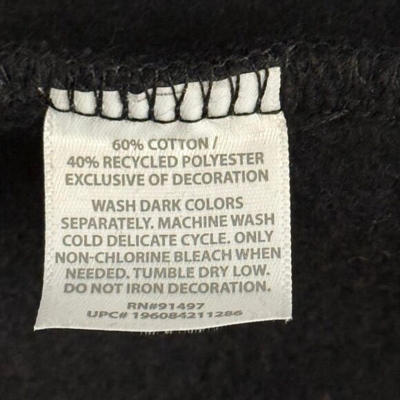 State of Mine Sparkle Christmas Merry Everything Sweatshirt Black, NWT Size XXL - Picture 7 of 7